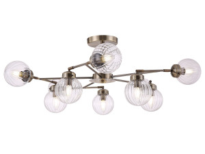 Металлический настенный светильник