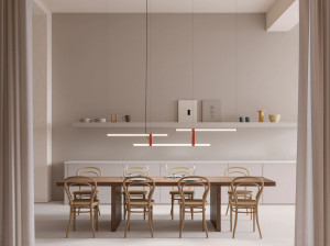 Светодиодный подвесной светильник из боросиликатного стекла