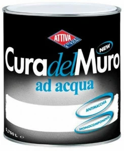 ATTIVA Изоляционная краска на водной основе, без запаха, грязеотталкивающая. непрозрачный Smalti e pitture