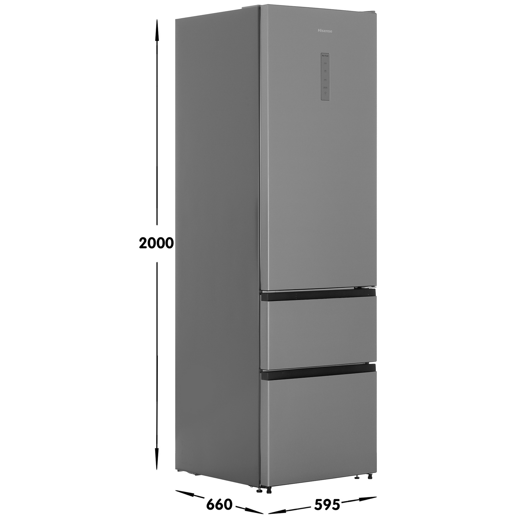 9090088 Холодильник многодверный   Hisense RM469N4ACD серебристый STDN-0141878 - Вид №8