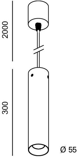 Lucifero's Подвесной светильник из экструдированного алюминия с диммером I-pipedi sun-id-1442921 - Вид №8
