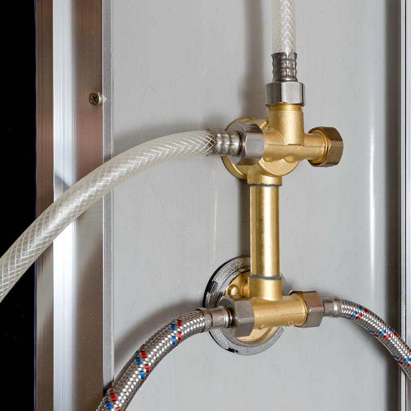 V170 Душевая кабина DETO Серия V BМ1590 LED BLACK - Вид №24