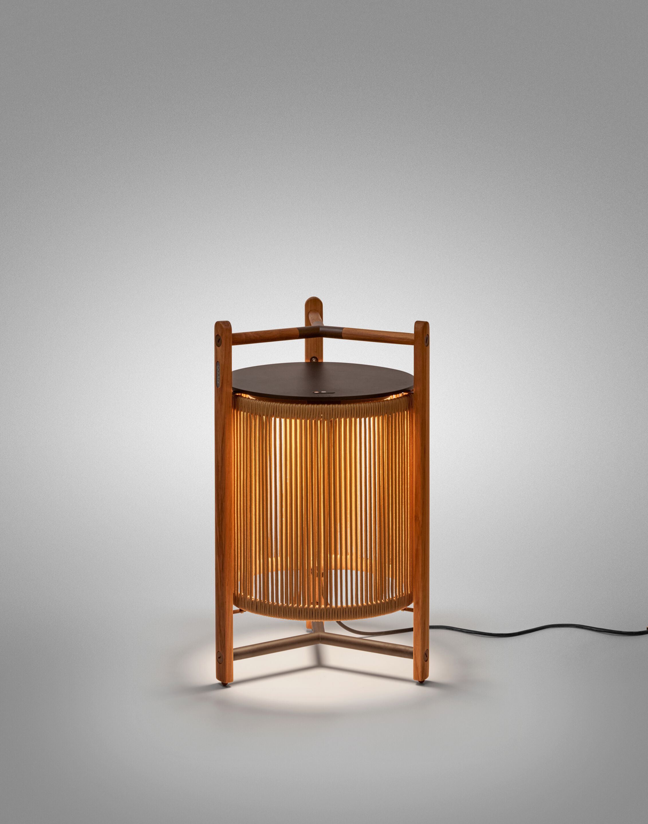 Деревянный светодиодный торшер с регулируемой яркостью Bover Kando ARCH-00053849 - Вид №3