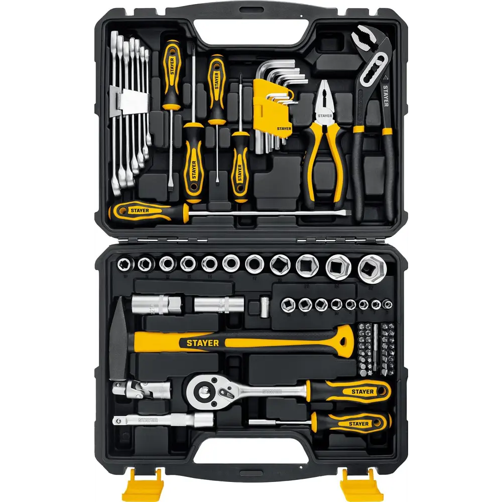 Набор инструментов Stayer Universal 83 предмета - универсальное решение для дома и мастерской 89399197 STLM-1544594
