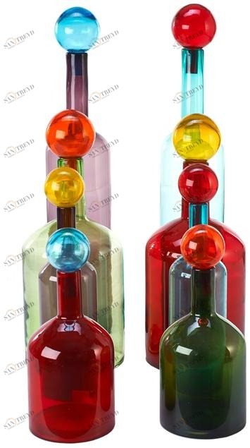 Pols Potten Стеклянная бутылка Multi 140-300-015