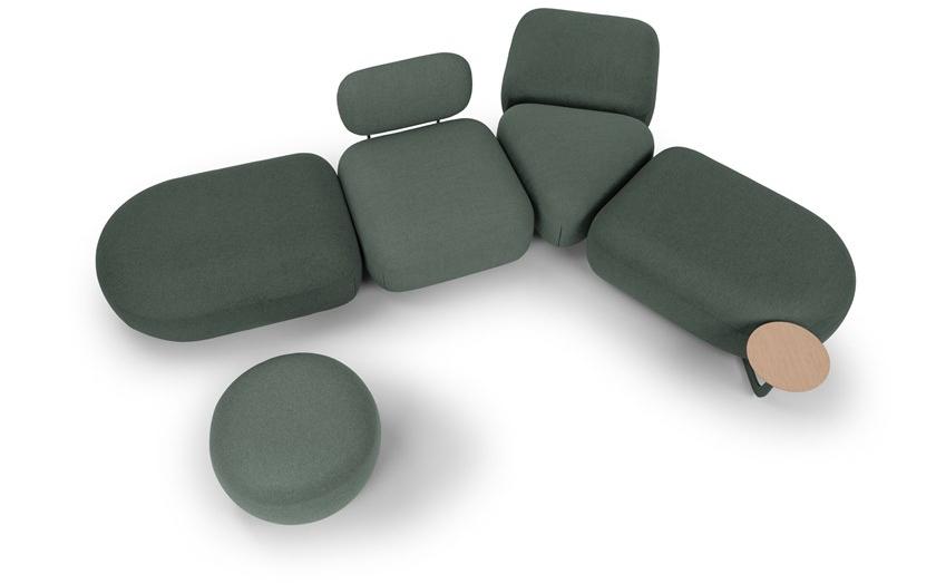 True Design Прямоугольный пуф с полкой для журналов Code Cd 60re / cd 75re - Вид №13