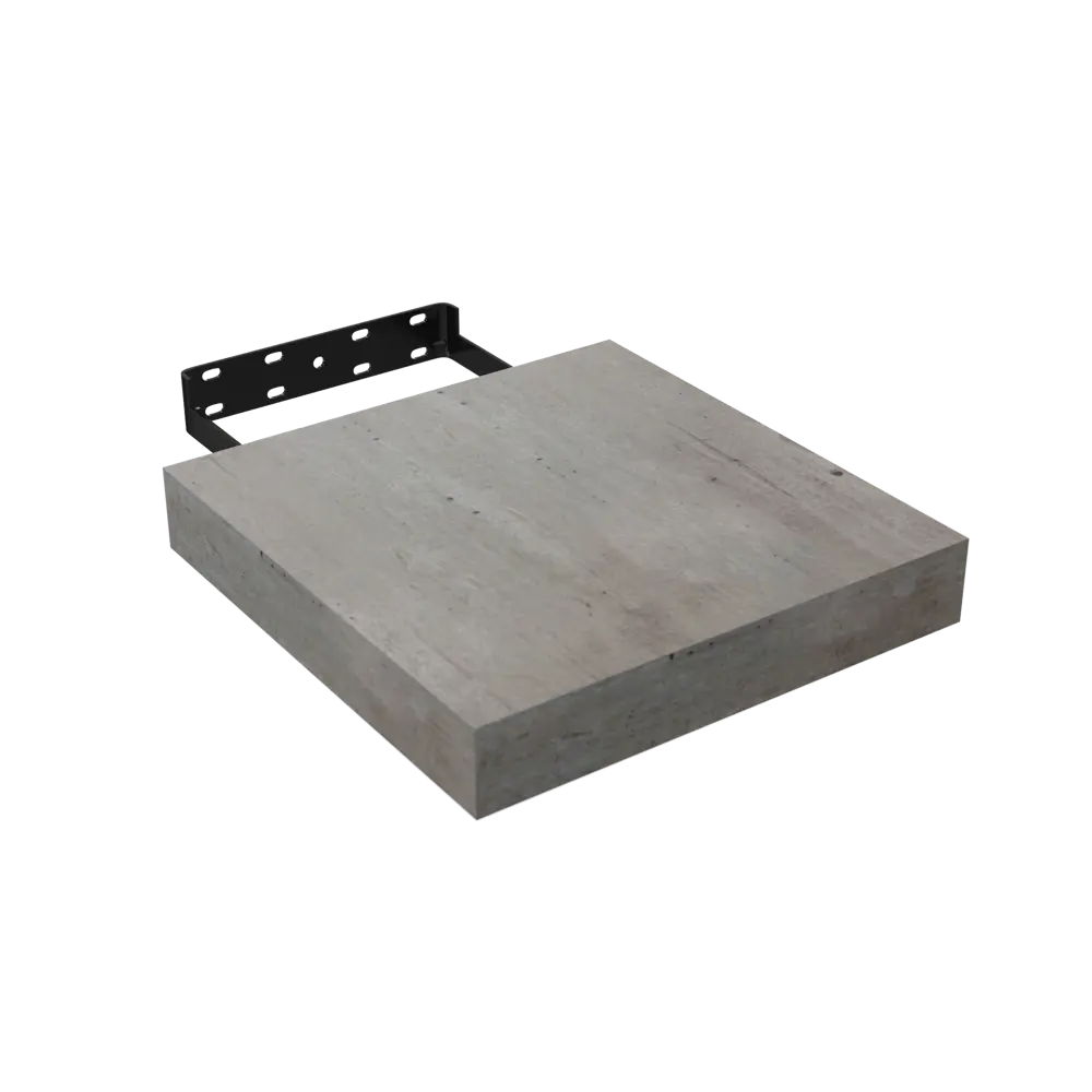 Полка настенная Spaceo Concrete 23x23.5 см МДФ цвет бетон 82877521 STLM-2009390  - Вид №3