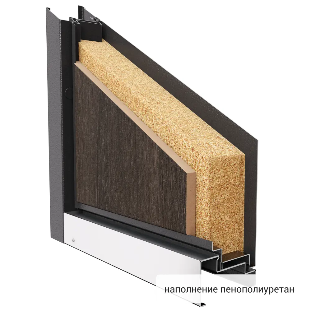 Дверь металлическая Контрол Мария, 880 мм, правая, цвет коричневый TOREX STLM-2184439 - Вид №11