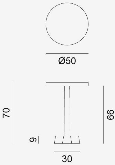 Gervasoni Круглый сервировочный стол Brass/silver sun-id-1481190 - Вид №13