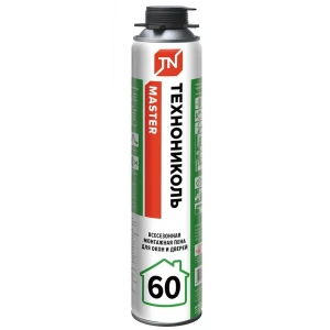 Пена монтажная профессиональная Технониколь Master 60 всесезонная 700 мл