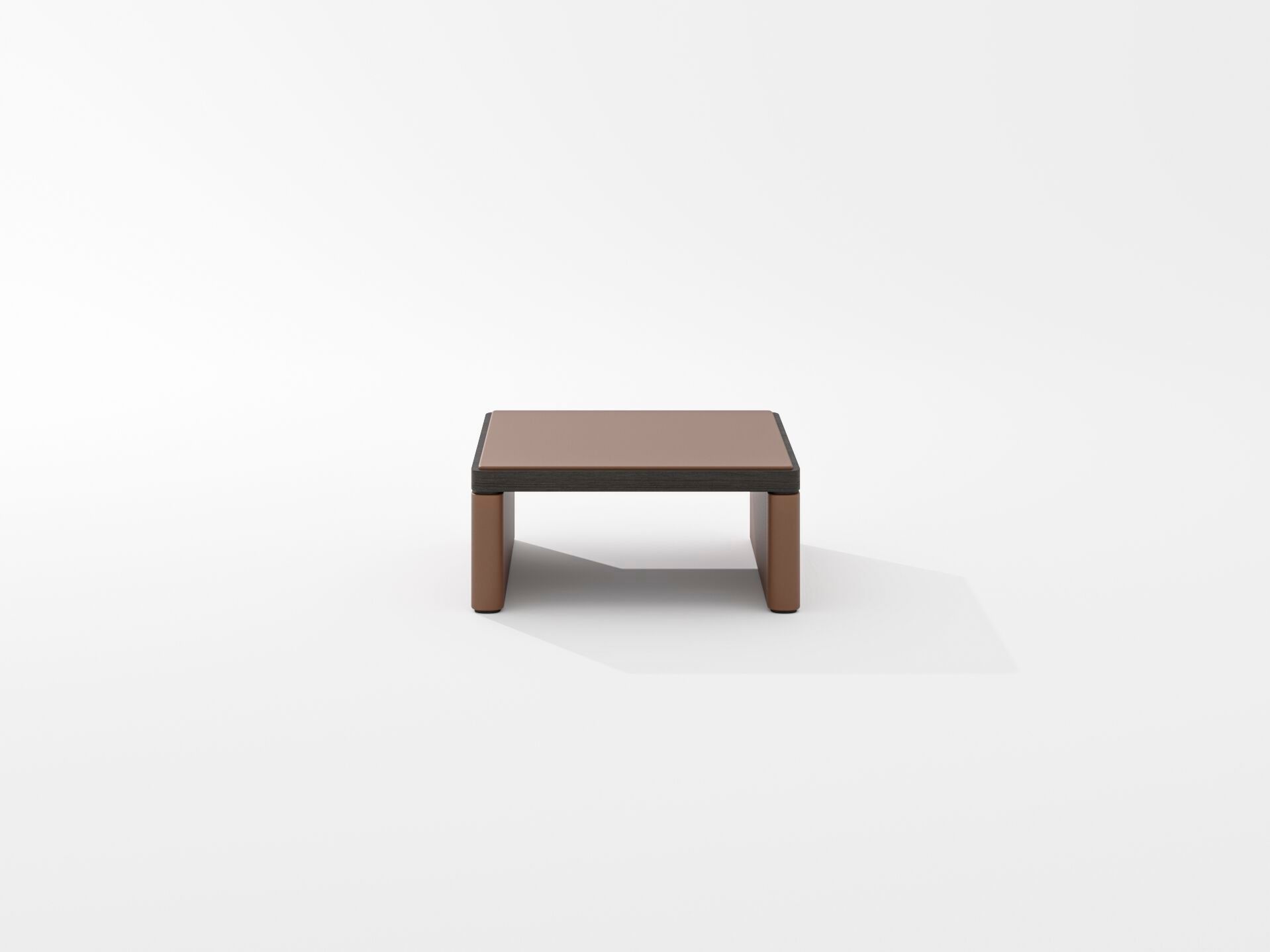 Квадратный кожаный журнальный столик PROF Flow ARCH-00043732 - Вид №13