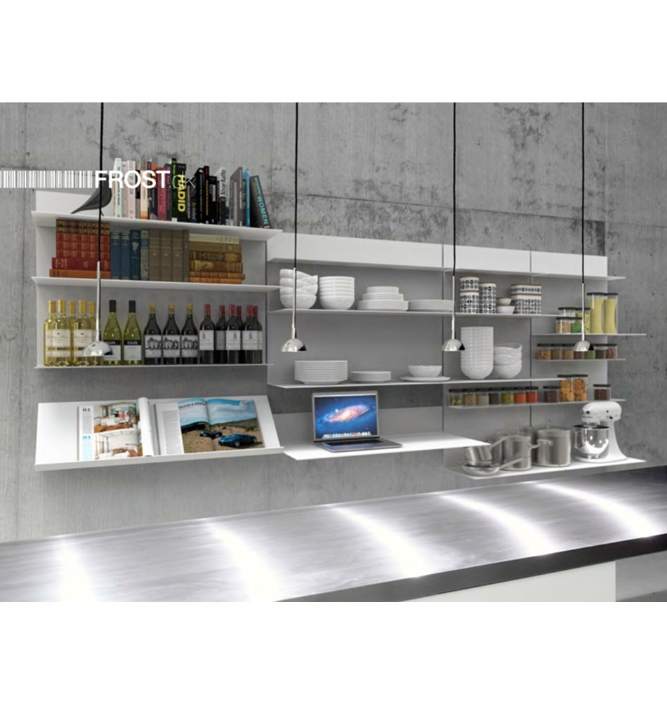 FROST Полка 4032 35x30x100cm » белая Алюминий Белый U4032-W  - Вид №1