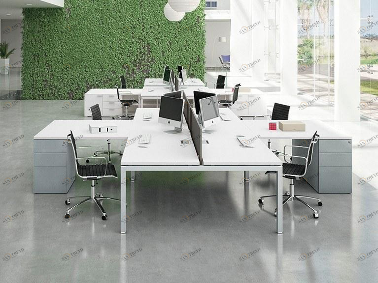 Bralco Рабочее место с разделительными панелями со встроенной полкой Gate sun-id-1462708