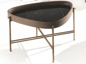 Frigerio Salotti Низкий треугольный журнальный столик с подносом