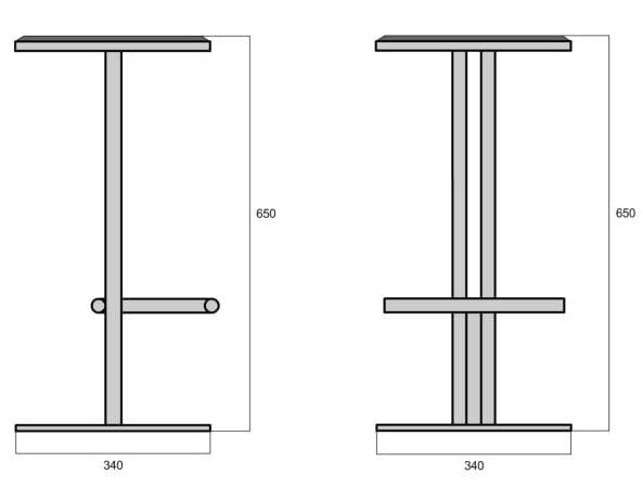 Высокий садовый стул из стали и пробки Joyf точка ARCH-00075648 - Вид №22