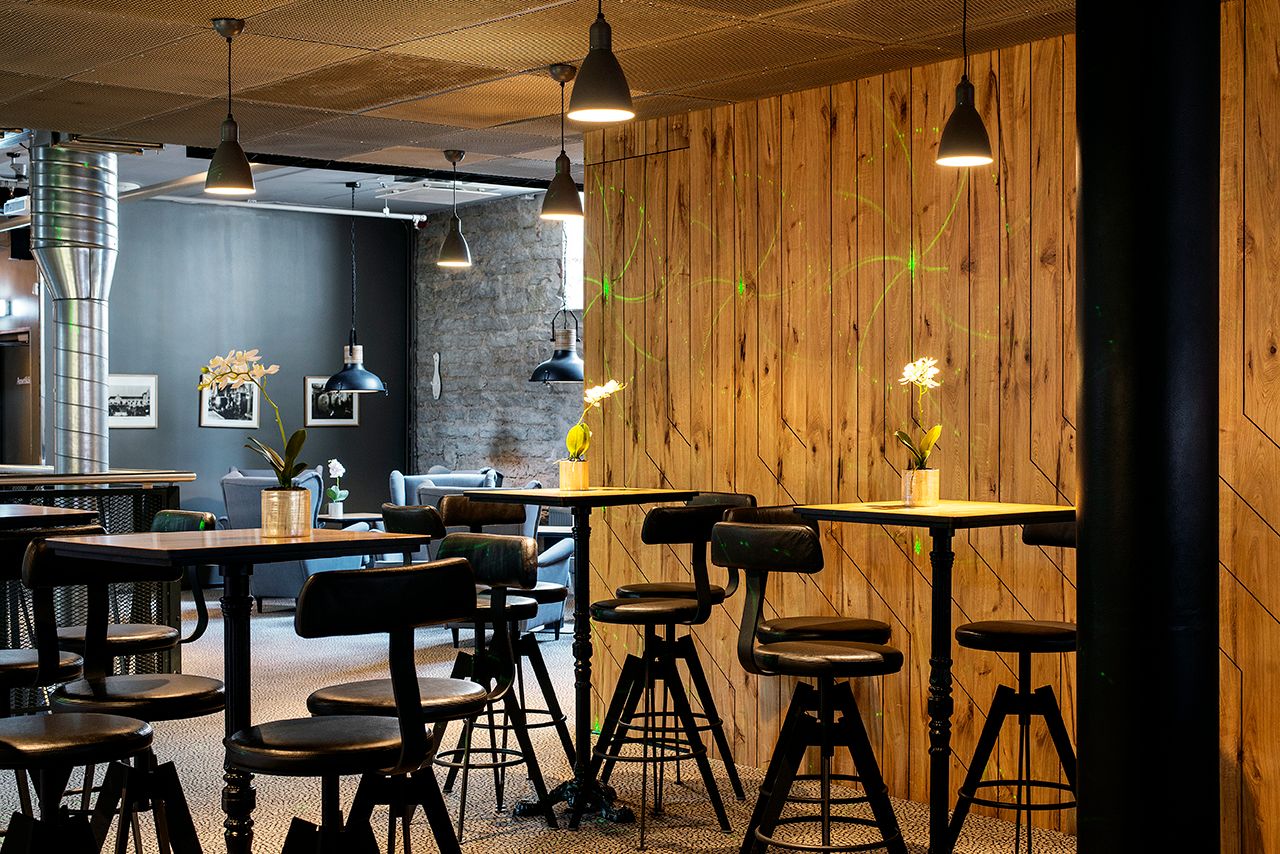 Стальной барный стул с порошковым покрытием Radis CHRISTO ARCH-00106419 - Вид №2