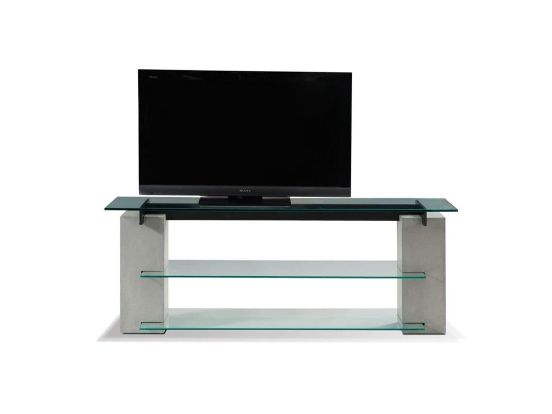 Шкаф для телевизора из дерева и стекла ROCHE BOBOIS TÉNÉRÉ ARCH-00112383 - Вид №1