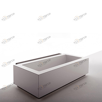 1GRT8PBI0CRCR0P Коэкструдированная ванна  Kos by Zucchetti Grande