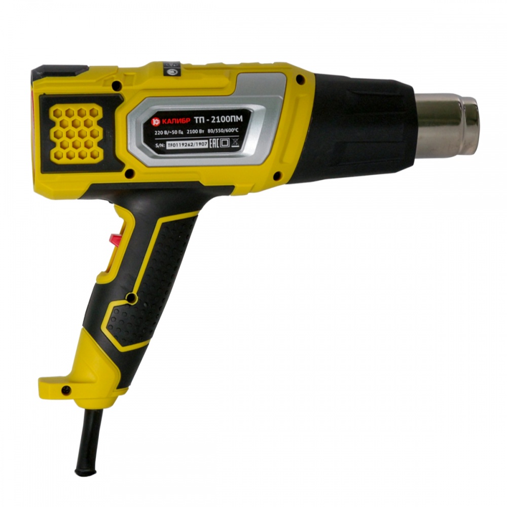 66066 Калибр Электрический теплопистолет ТП-2100ПМ 