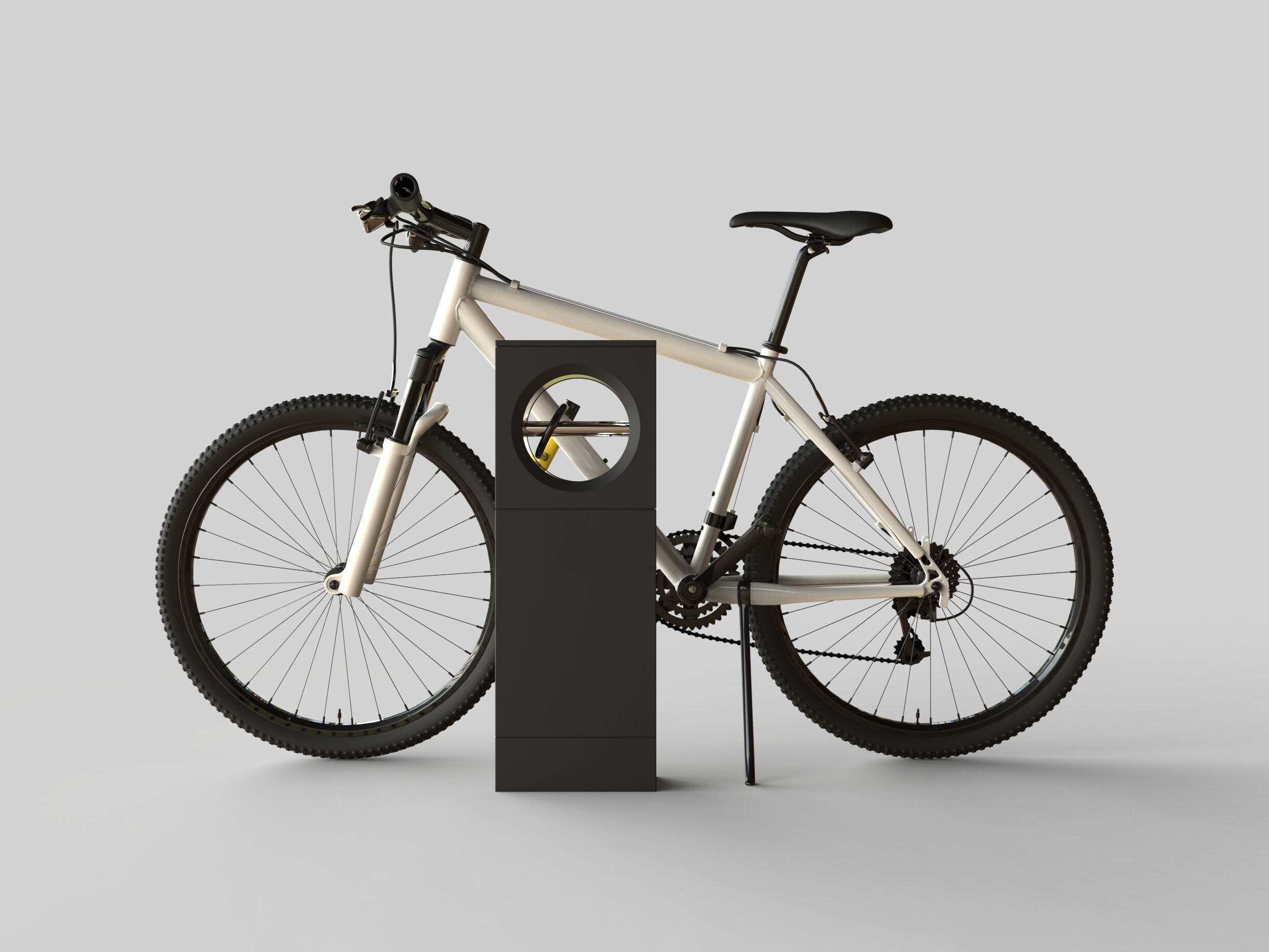 Стойка для велосипедов из оцинкованной стали Viscio Urban Design Hole ARCH-00029483 - Вид №1