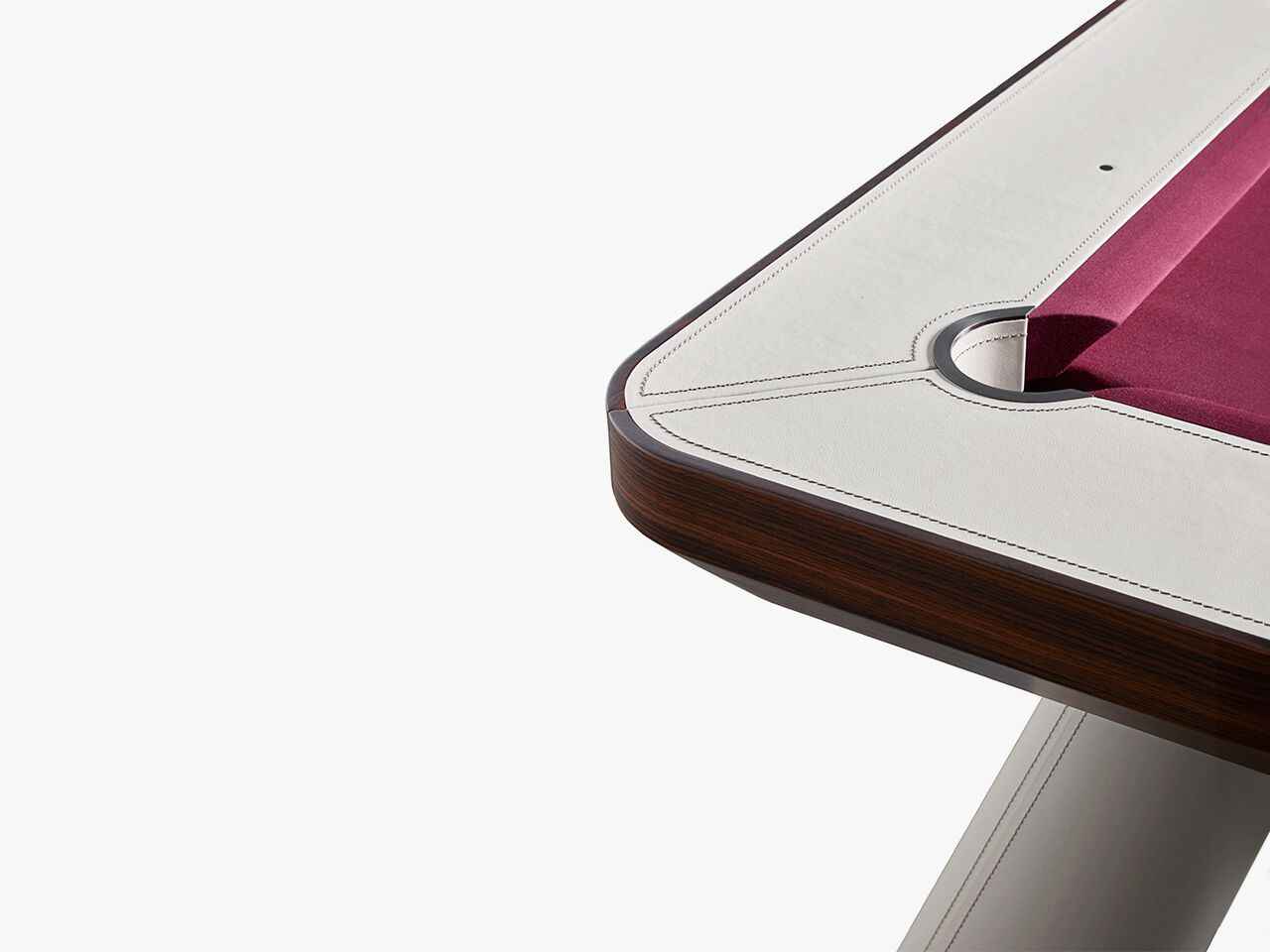 Прямоугольный бильярдный стол из кожи и розового дерева Hermelin biliardi новинка 2024 ARCH-00130746 - Вид №4