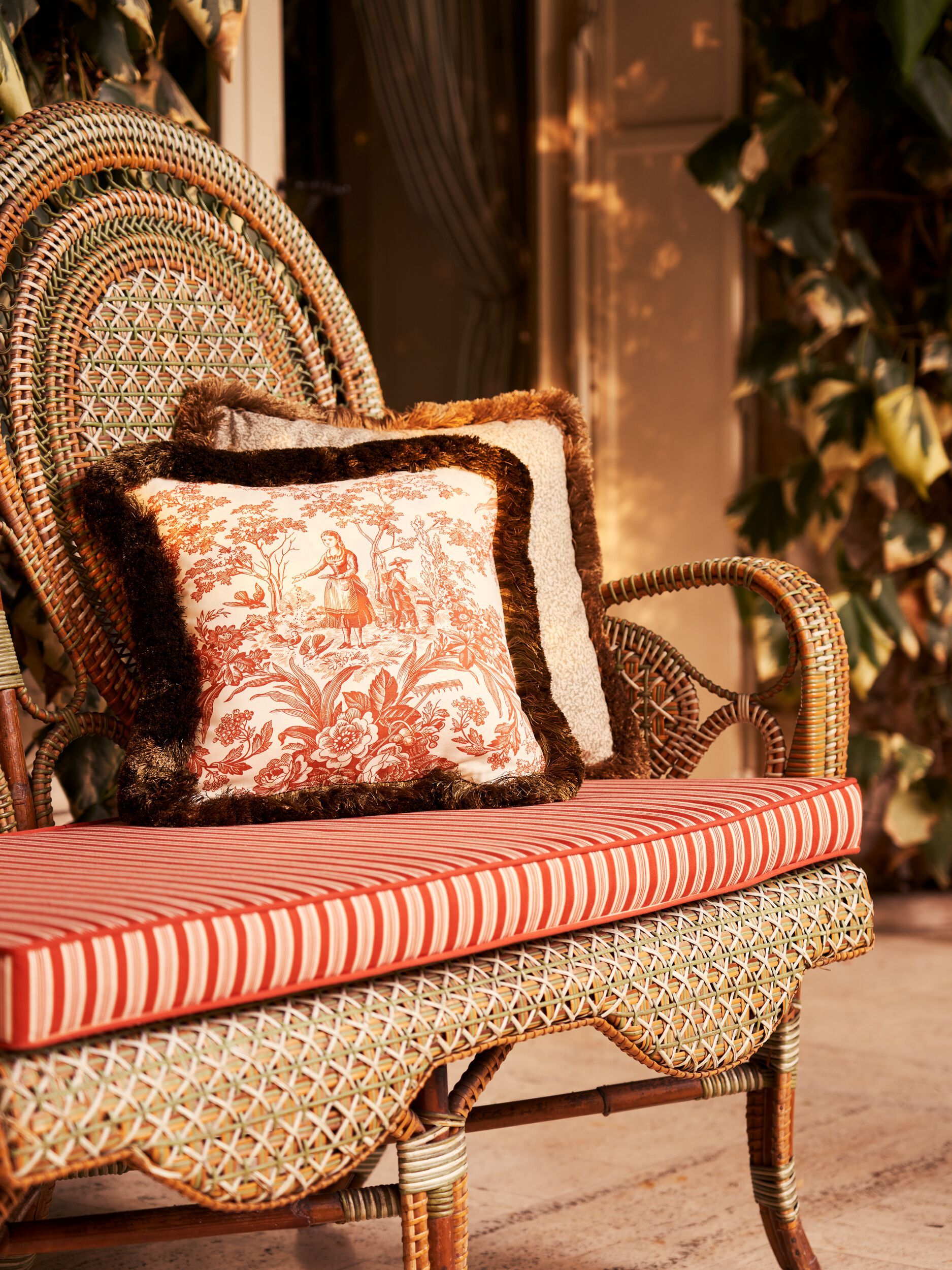 Хлопок шелкография обивочная ткань LELIEVRE Quenin-Belle Époque ARCH-00089078 - Вид №12