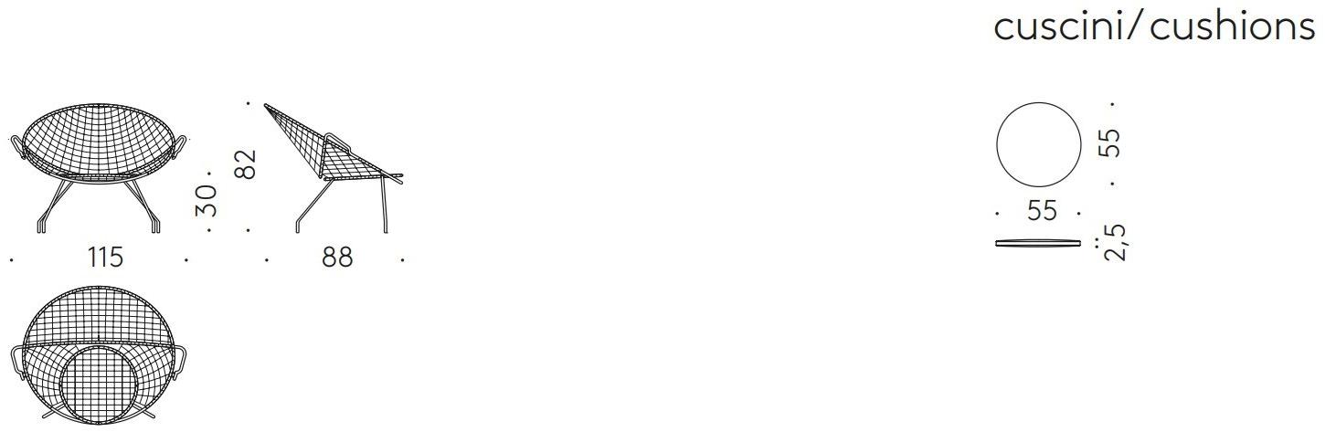 DE PADOVA Кресло плетеное с подлокотниками sun-id-1397513 - Вид №3