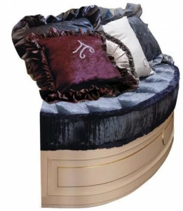 Martini Interiors Круглая скамья, обитая тканью Emozioni