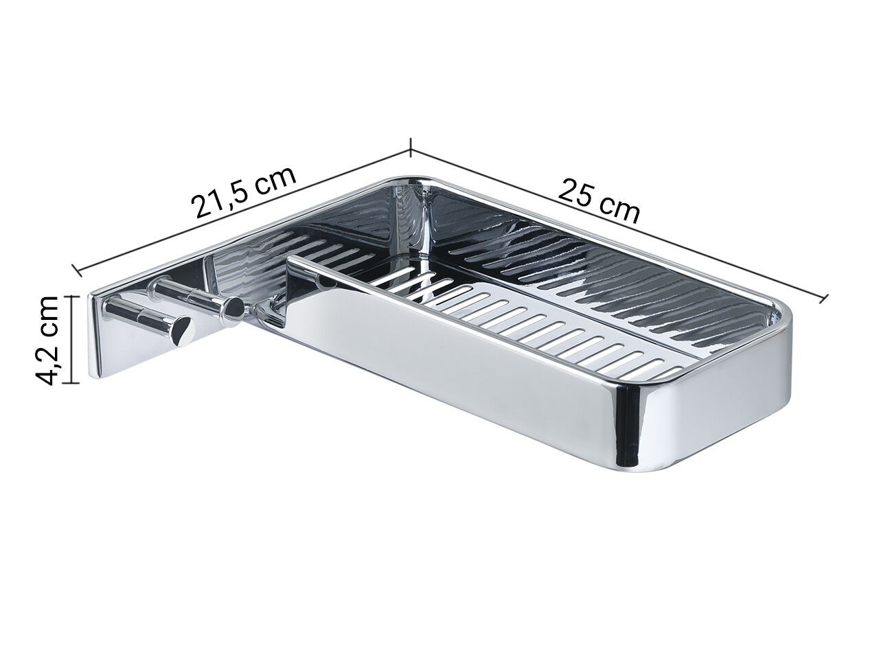 Настенная мыльница из нержавеющей стали для душа GEDY Il Giglio ARCH-00026064