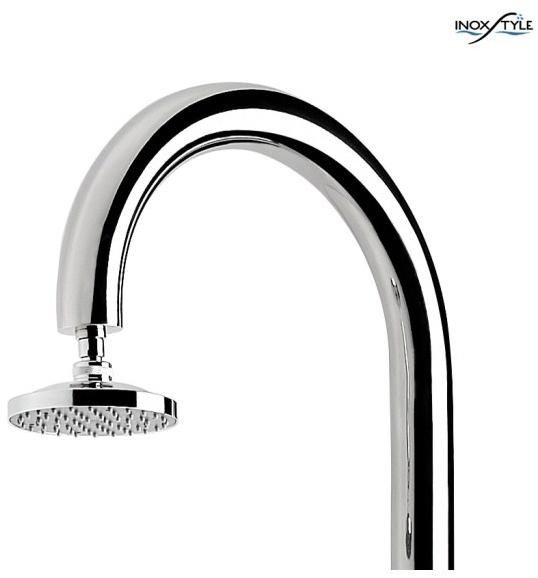 Inoxstyle Открытый душ из нержавеющей стали с ручным душем Sole 01025 mmt - Вид №1