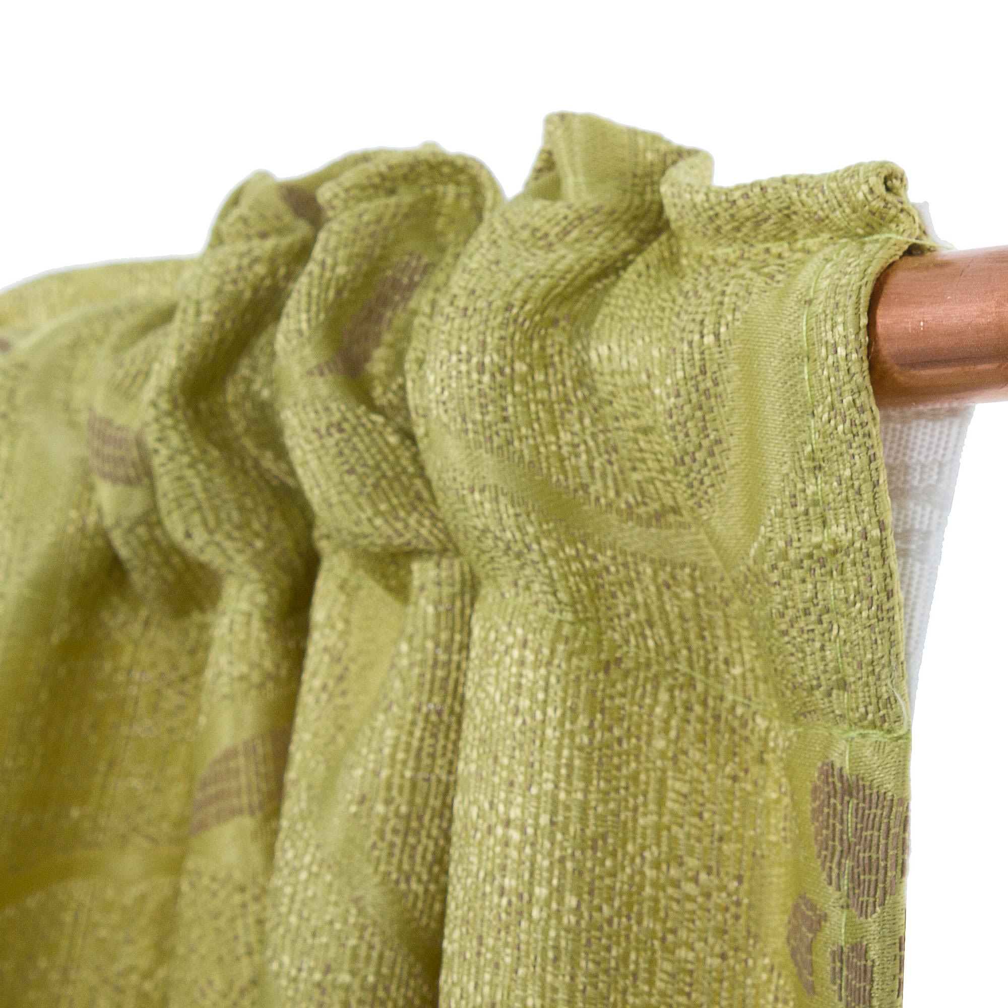 18201521 Штора на ленте «Karina» 160х260 см цвет зелёный Santreyd  - Вид №2