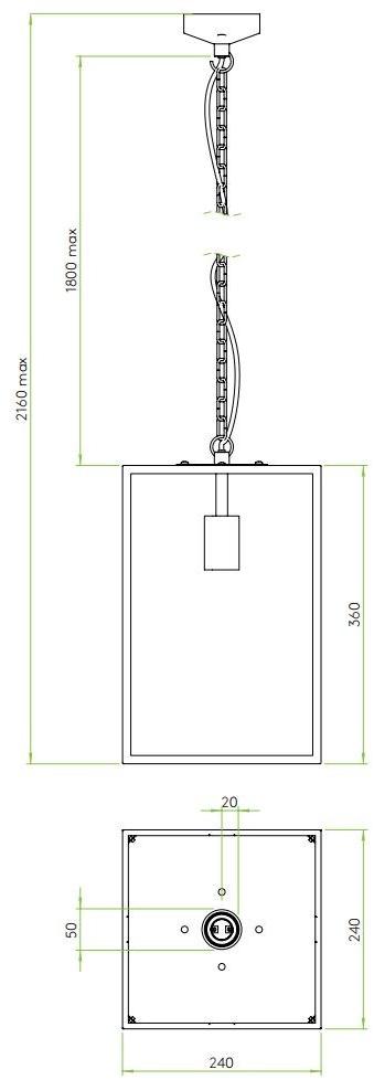 Astro Lighting Подвесной светильник для уличного освещения из нержавеющей стали и стекла Homefield sun-id-1491269 - Вид №9