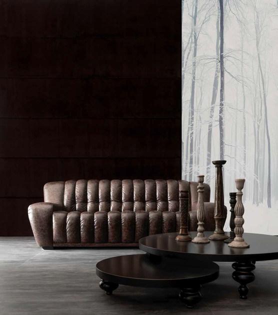 CorteZari Низкий круглый журнальный столик для гостиной Zoe gold 209-rt1/215-rt2 - Вид №1