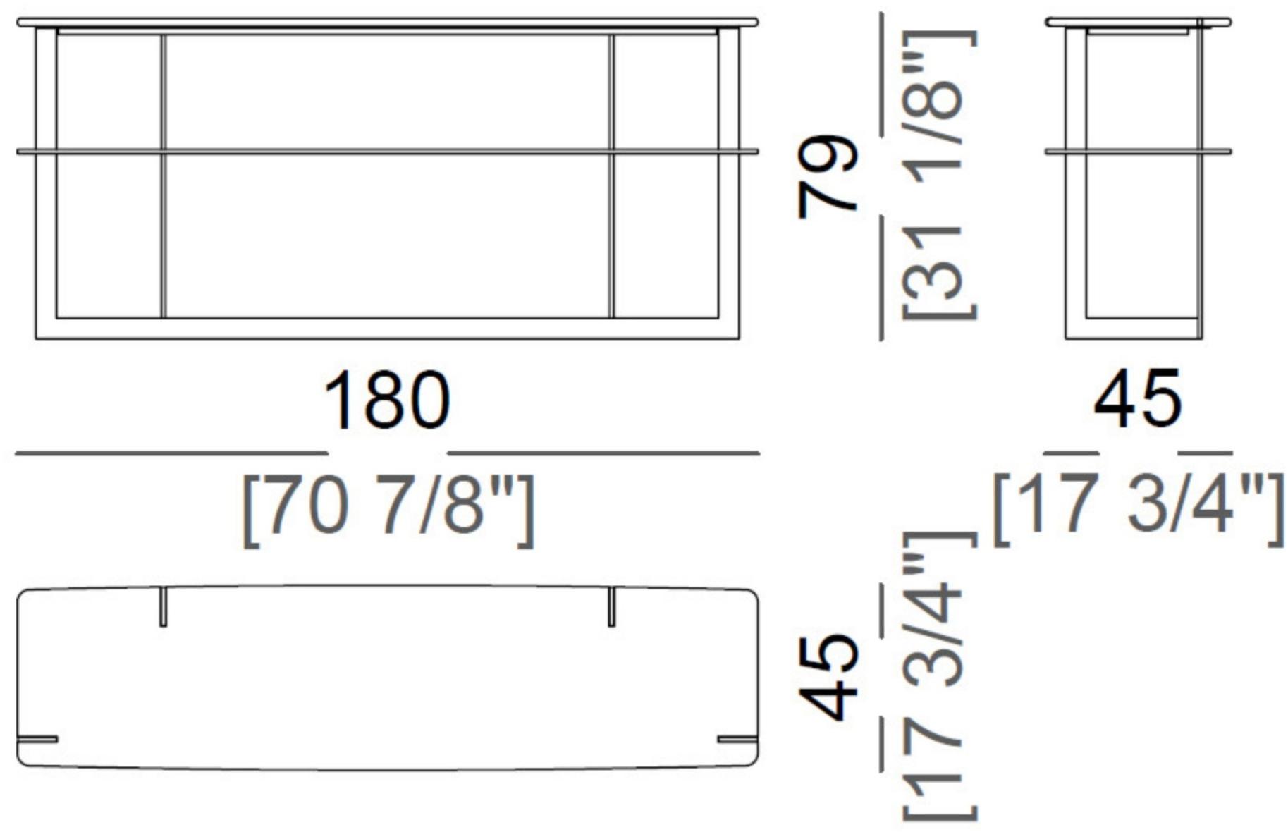 Arketipo Прямоугольная консоль из мрамора Douglas sun-id-1415202 - Вид №1