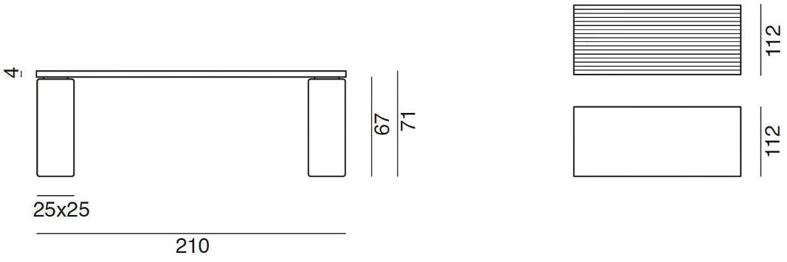 Gervasoni Прямоугольный стол Gervasoni outdoor sun-id-1378673 - Вид №6