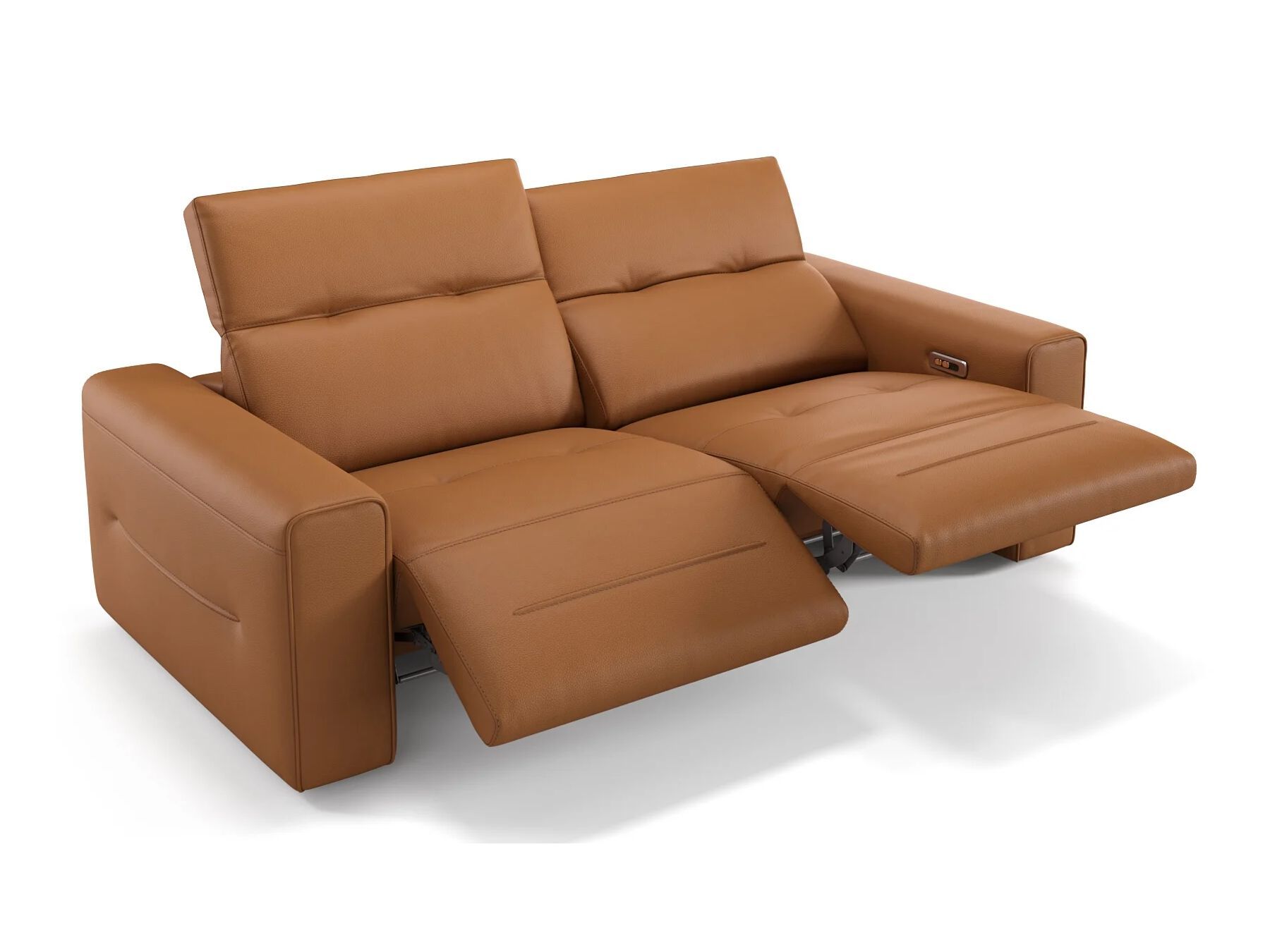 3-местный кожаный диван Sofanella Канны ARCH-00089066