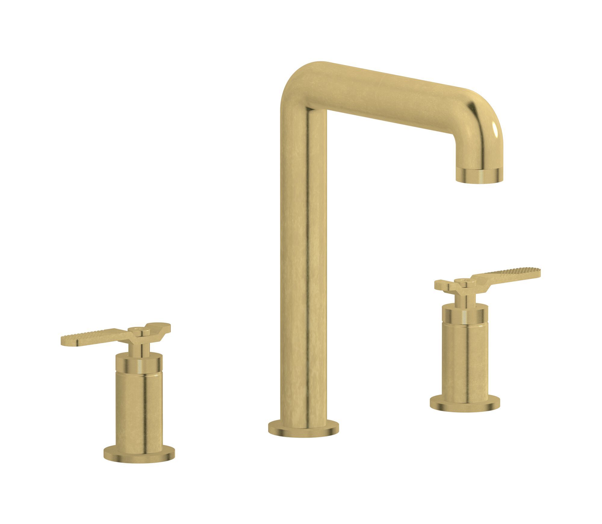 Смеситель для раковины с 3 отверстиями для пола с автоматическим сливом IB Bold ARCH-00122073 - Вид №10