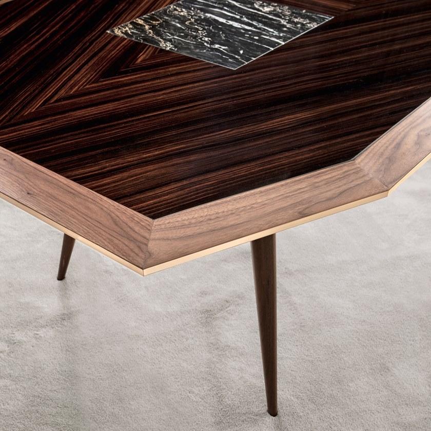 Rozzoni Прямоугольный стол из черного дерева Ambra sun-id-1513370 - Вид №2