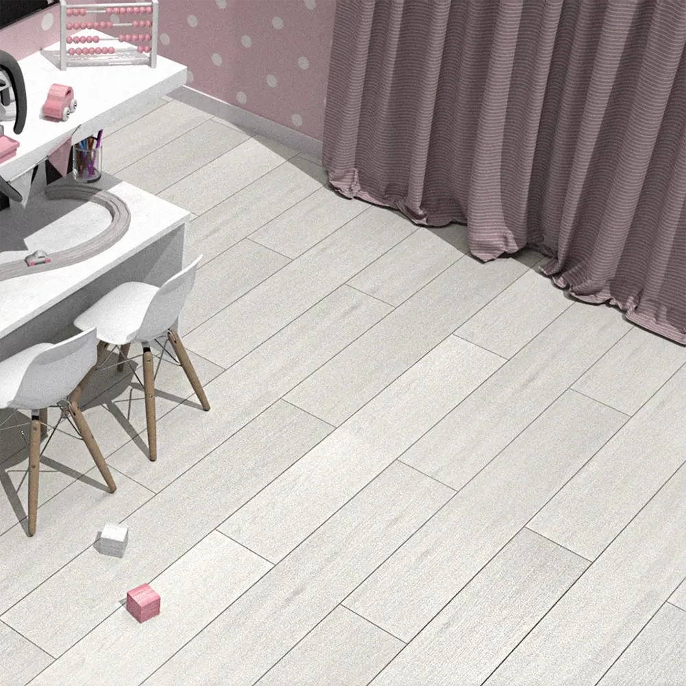 KREAFORTA SPC плитка Дуб Снежа - влагостойкое напольное покрытие с 4 фасками 89395121 STLM-1571832