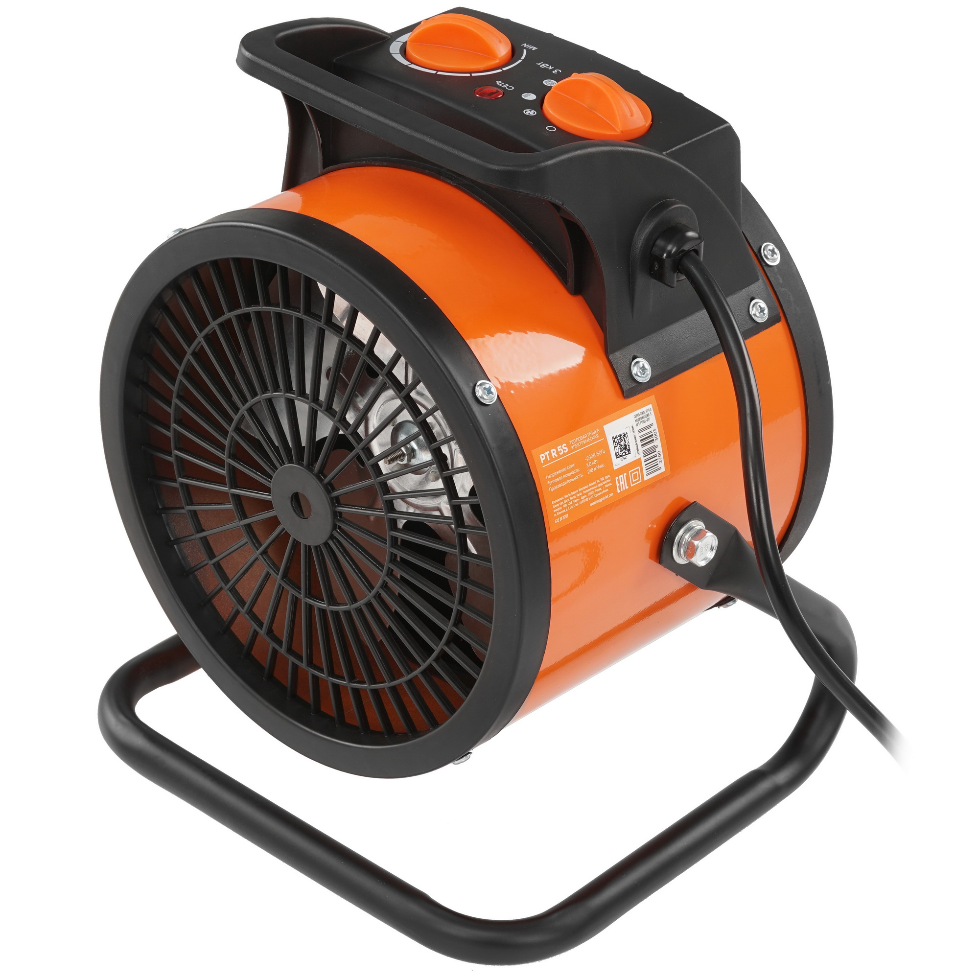 1147623 Тепловая пушка электрическая PATRIOT PTR 5S STDN-0052049 - Вид №1