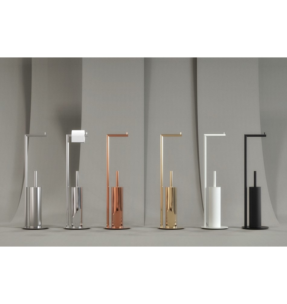 FROST Ершик для унитаза 8, combi » черный Нержавеющая сталь Черный N1948-B  - Вид №1