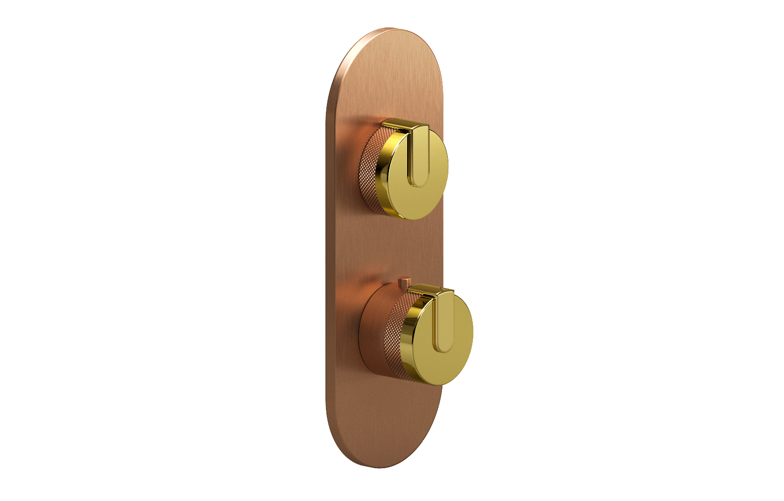 E-8026-R1PBE0-L1AU-BRG-T Планка M-Series с 2 ручками - Внешняя часть GRAFF MOD+