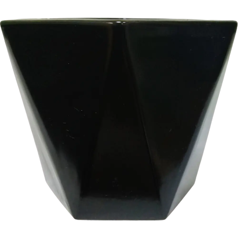Кактусник 9x10x9 см v0.49 л керамика чёрный 83104752 STLM-2199368 Santreyd - Вид №3