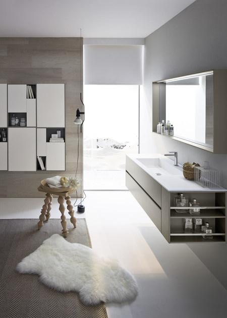 Ideagroup Тумба под умывальник с зеркалом Nyù sun-id-1475013 - Вид №2