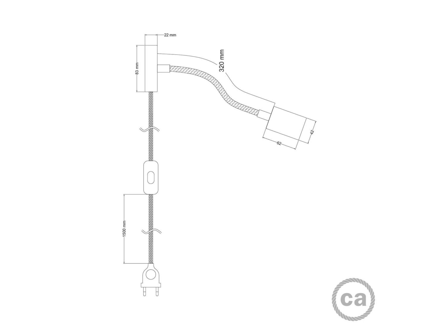 Светодиодный настенный светильник Creative Cables Flex ARCH-00033965 - Вид №7