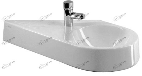 0765650000 Подвесная раковина настенная овальная Duravit Architec