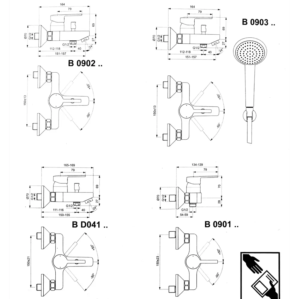 Смеситель для ванны Ideal Standard Idealstyle однорычажный цвет хром 82640750 STLM-2153927 - Вид №4