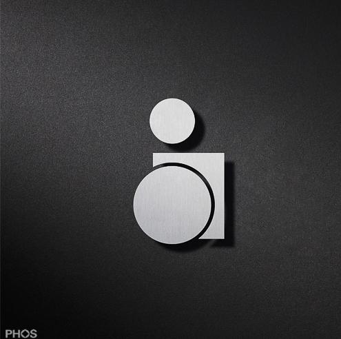 P4401 Пиктограмма ребенка-инвалида, справа PHOS  - Вид №1