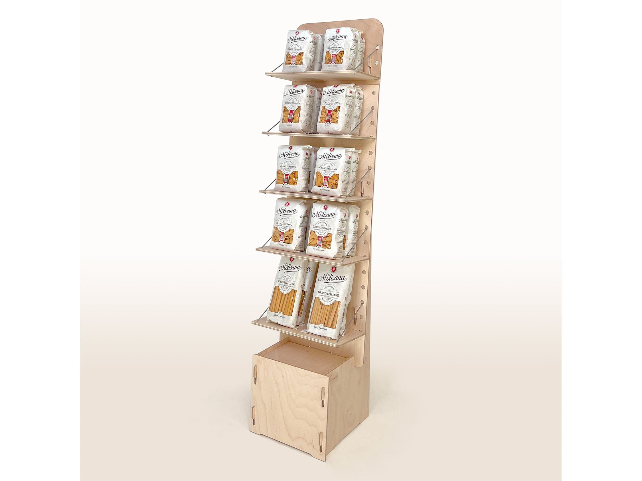Деревянная напольная стойка дисплея Esposit экспоненты ARCH-00059105 - Вид №4