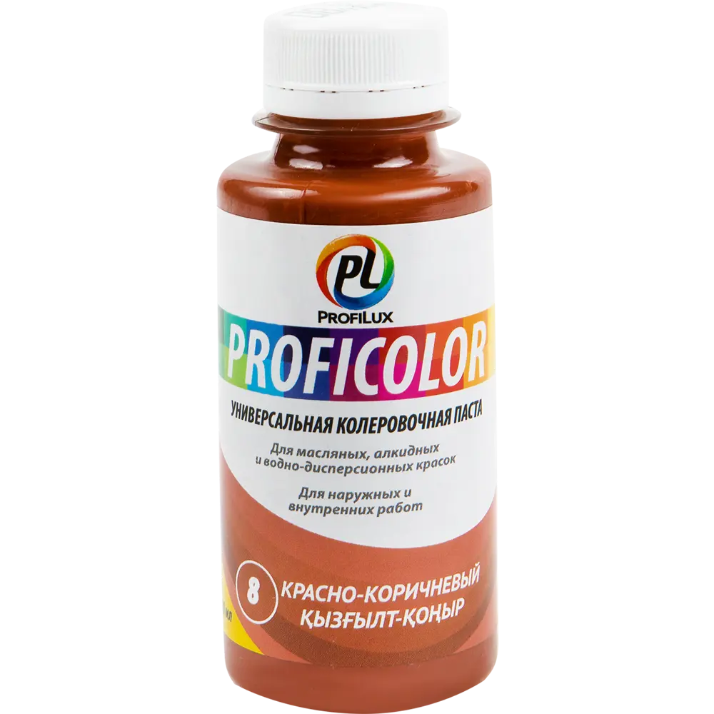 Колеровочная паста Profilux №8 100 гр цвет красно-коричневый STLM-2063777